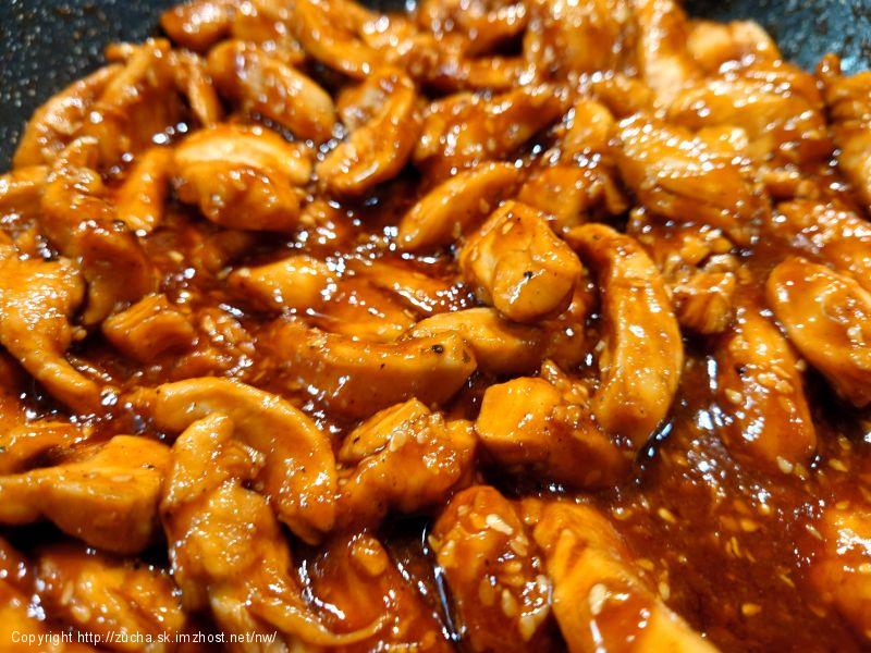 Kuracie na mede so sezamom